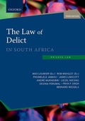 Cover: The Law of Delict in South Africa - Oxford University Press Southern Africa