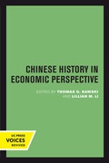 Cover: Chinese History in Economic Perspective - University of California Press