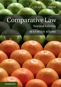 Cover: Comparative Law - Cambridge University Press