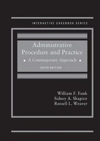Enlarge image Cover: Administrative Procedure and Practice - West Academic Press