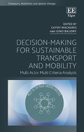 Cover: Decision-Making for Sustainable Transport and Mobility - Edward Elgar Publishing