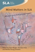 Cover: Mind Matters in SLA - Multilingual Matters