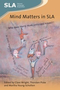 Cover: Mind Matters in SLA - Multilingual Matters