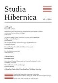 Cover: Studia Hibernica Vol. 44 - Liverpool University Press