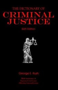 Enlarge image Cover: The Dictionary of Criminal Justice - McGraw-Hill Professional
