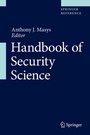 Cover: Handbook of Security Science - Springer