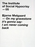 Cover: On my gravestone by Bjarne Melgaard - Lauren Monchar