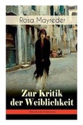 Cover: Zur Kritik der Weiblichkeit (Klassiker des Feminismus) - e-artnow
