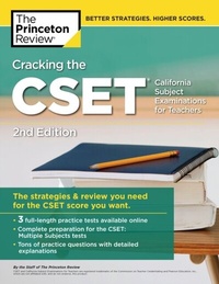 Abbildung von: Cracking the CSET (California Subject Examinations for Teachers), 2nd Edition - Princeton Review
