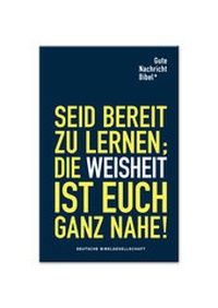 Abbildung von: Gute Nachricht Bibel - Deutsche Bibelgesellschaft