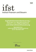Cover: ifst-Schrift 523 - Finanzen u. Steuern