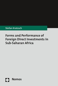 Abbildung von: Forms and Performance of Foreign Direct Investments in Sub-Saharan Africa - Nomos