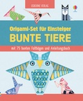 Cover: Origami-Set f&uuml;r Einsteiger: Bunte Tiere - Usborne
