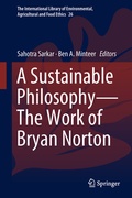 Cover: A Sustainable Philosophy-The Work of Bryan Norton - Springer
