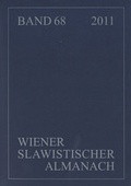 Cover: Wiener Slawistischer Almanach Band 68/2011 - Peter Lang Verlag