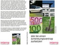 Cover: Wie Sie einen Schenkungsvertrag aufsetzen - Verlag interna