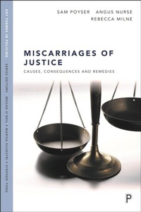 Abbildung von: Miscarriages of justice - Policy Press