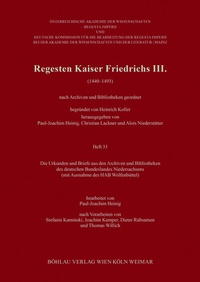 Abbildung von: Regesten Kaiser Friedrichs III. (1440-1493) - Böhlau