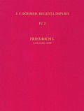 Cover: Die Regesten des Kaiserreiches unter Friedrich I. 1152 (1122)-1190 - B&ouml;hlau
