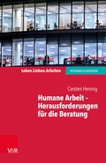 Cover: Humane Arbeit - Herausforderungen f&uuml;r die Beratung - Vandenhoeck & Ruprecht