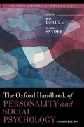 Cover: The Oxford Handbook of Personality and Social Psychology - Oxford University Press Inc