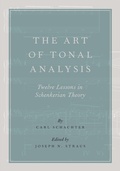 Cover: The Art of Tonal Analysis - Oxford University Press Inc