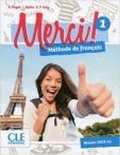 Cover: Merci! 1 - Niveau A1 - Livre de l'eleve + DVD - Cle International