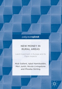 Enlarge image Cover: New Money in Rural Areas - Palgrave Pivot
