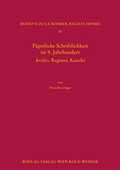Cover: P&auml;pstliche Schriftlichkeit im 9. Jahrhundert - B&ouml;hlau