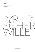 Cover: Lyrischer Wille - Folio