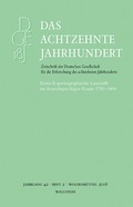 Cover: Das achtzehnte Jahrhundert 42/2 - Wallstein