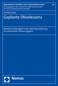 Cover: Geplante Obsoleszenz - Nomos