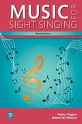 Cover: Music for Sight Singing - Pearson