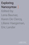 Cover: Exploring Nanosyntax - OUP eBook