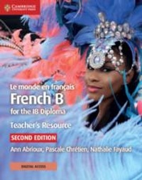 Abbildung von: Le monde en francais Teacher's Resource with Digital Access 2 Ed - Cambridge University Press