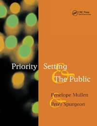 Enlarge image Cover: Priority Setting and the Public - CRC Press