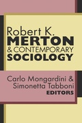 Cover: Robert K. Merton and Contemporary Sociology - Routledge