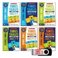 Cover: National Curriculum Times Tables Classroom Pack (6 books + USB) - Scholastic