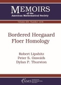 Cover: Bordered Heegaard Floer Homology - American Mathematical Society