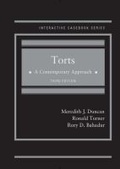 Cover: Torts, A Contemporary Approach - CasebookPlus - West Academic Press