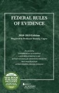 Cover: Federal Rules of Evidence, with Faigman Evidence Map, 2018-2019 Edition - West Academic Press