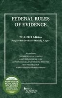 Enlarge image Cover: Federal Rules of Evidence, with Faigman Evidence Map, 2018-2019 Edition - West Academic Press