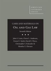 Bild: Cases and Materials on Oil and Gas Law - Foundation Press