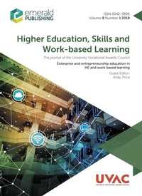 Enlarge image Cover: Enterprise and Entrepreneurship education in HE and work based learning - Emerald Publishing Limited