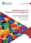 Cover: Power, subjectivity and context in workplace bullying, emotional abuse and harassment - Emerald Publishing Limited