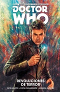 Cover: Doctor Who 1, Revoluciones de terror : el d&eacute;cimo Doctor - Fandogamia Editorial, C.B.