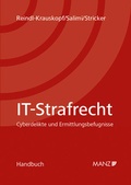 Cover: IT-Strafrecht Cyberdelikte und Ermittlungsbefugnisse - Manz