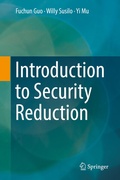 Cover: Introduction to Security Reduction - Springer