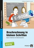 Cover: Bruchrechnung in kleinen Schritten 4 - Persen Verlag in der AAP Lehrerwelt GmbH