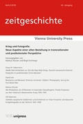 Cover: Krieg und Fotografie - Brill Deutschland